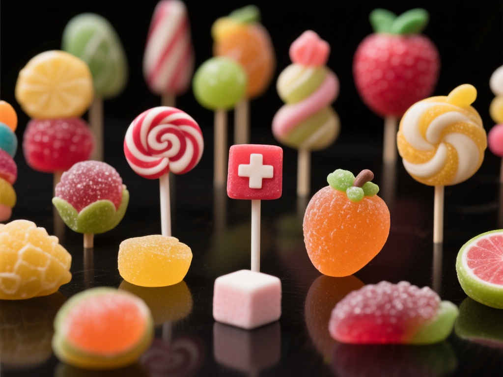 糖果派对：甜蜜梦幻糖果视觉盛宴全景展示