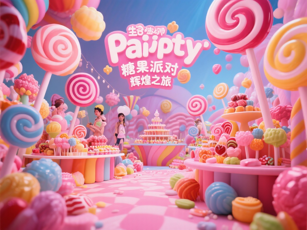 糖果派对辉煌之旅：畅游甜蜜梦幻世界