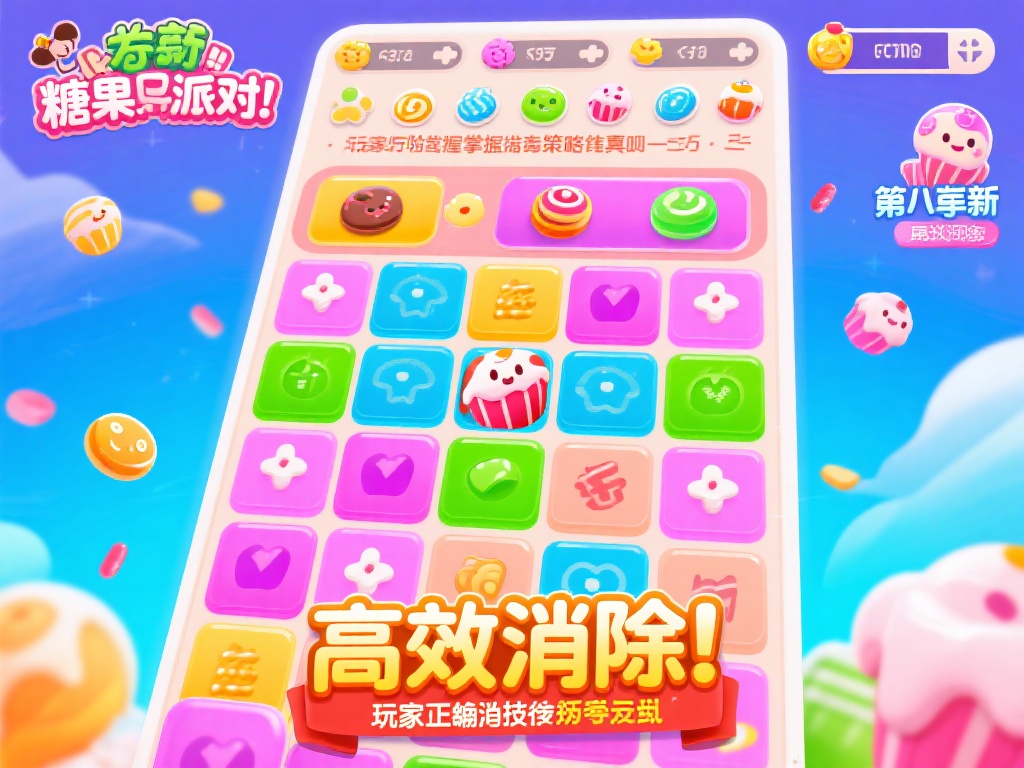 畅游糖果派对：揭秘实况第八集欢乐无限时刻