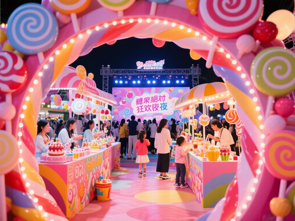 嵊州糖果派对狂欢夜，甜蜜开启梦幻新体验