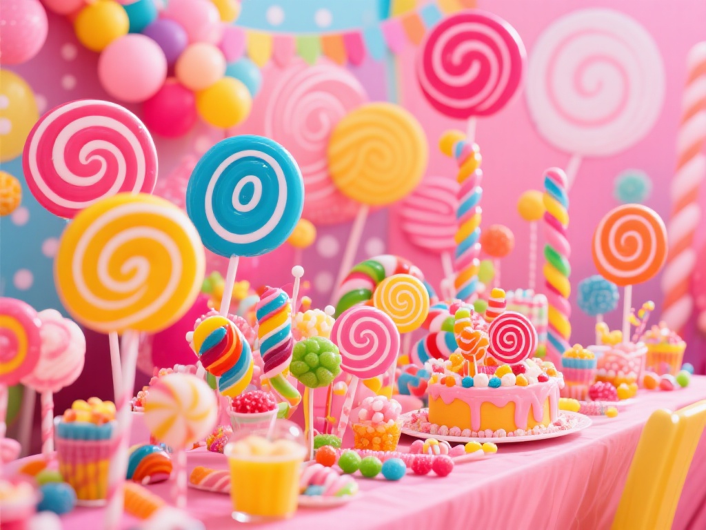 糖果派对很甜蜜，开启狂欢幸福之旅！