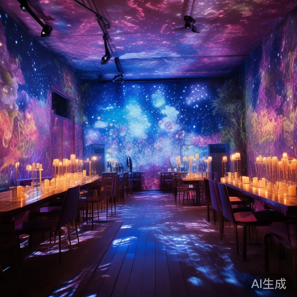 创意派对灯光与糖果布置完美融合打造梦幻精彩瞬间