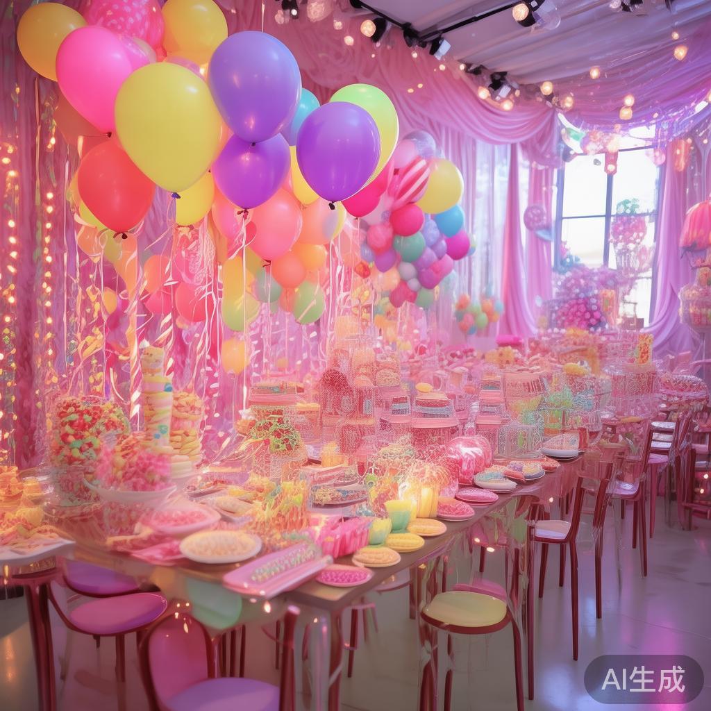 甜蜜诱人糖果美食派对,共享欢乐盛宴的甜蜜时光 在筹划一场“甜蜜诱人糖果美食派对”时,首先要考虑的