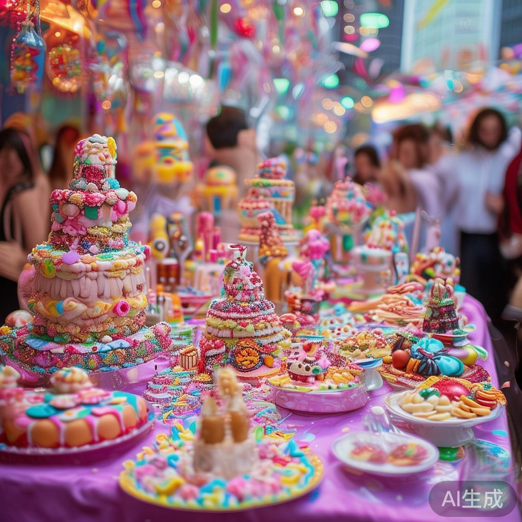 甜蜜糖果派对:缤纷童趣的梦幻甜点盛宴尽情享受 在繁忙的生活节奏中,童真的甜蜜时光总能带给我们无尽