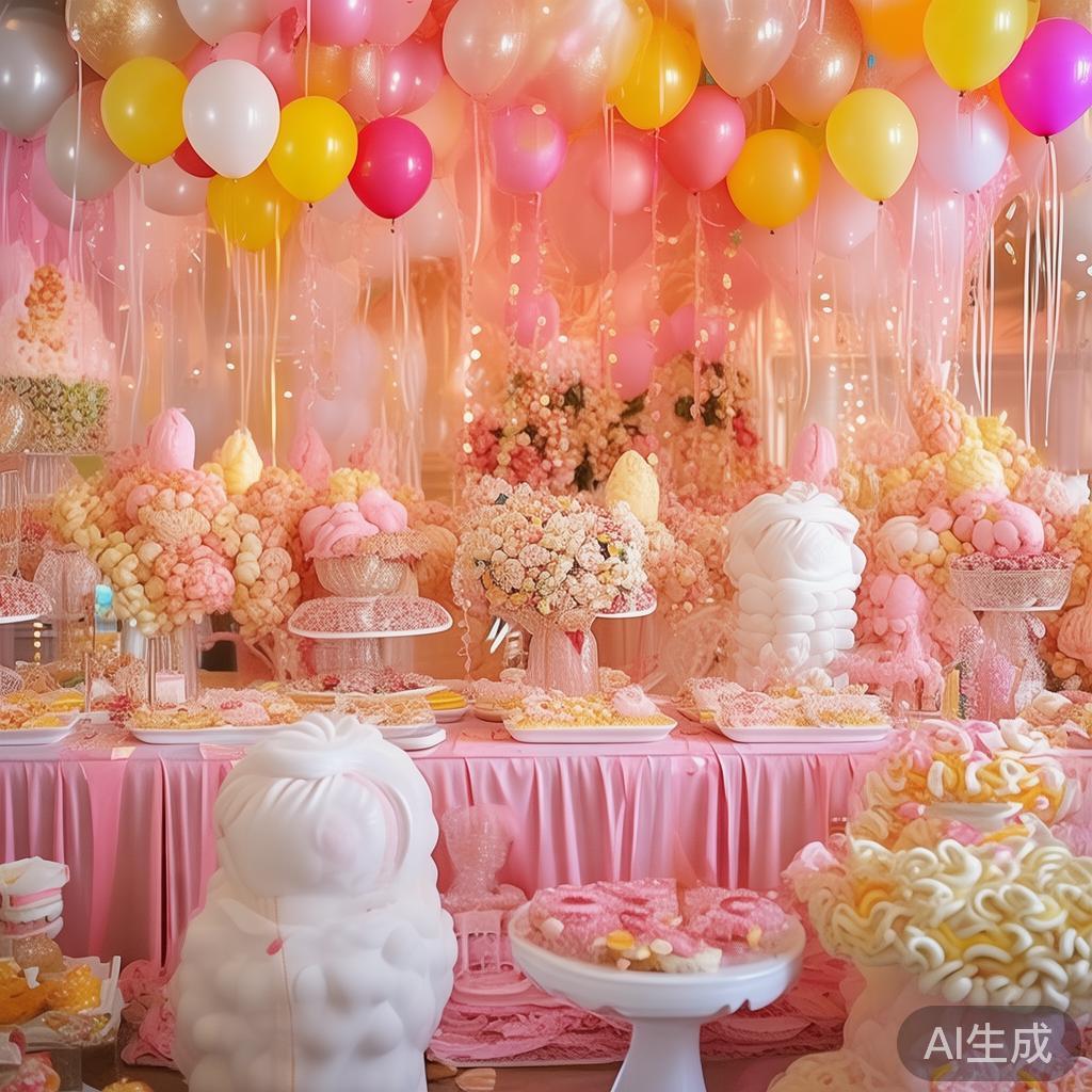 甜蜜时光：蜜糖派对糖果缤纷盛宴尽享甜蜜欢乐