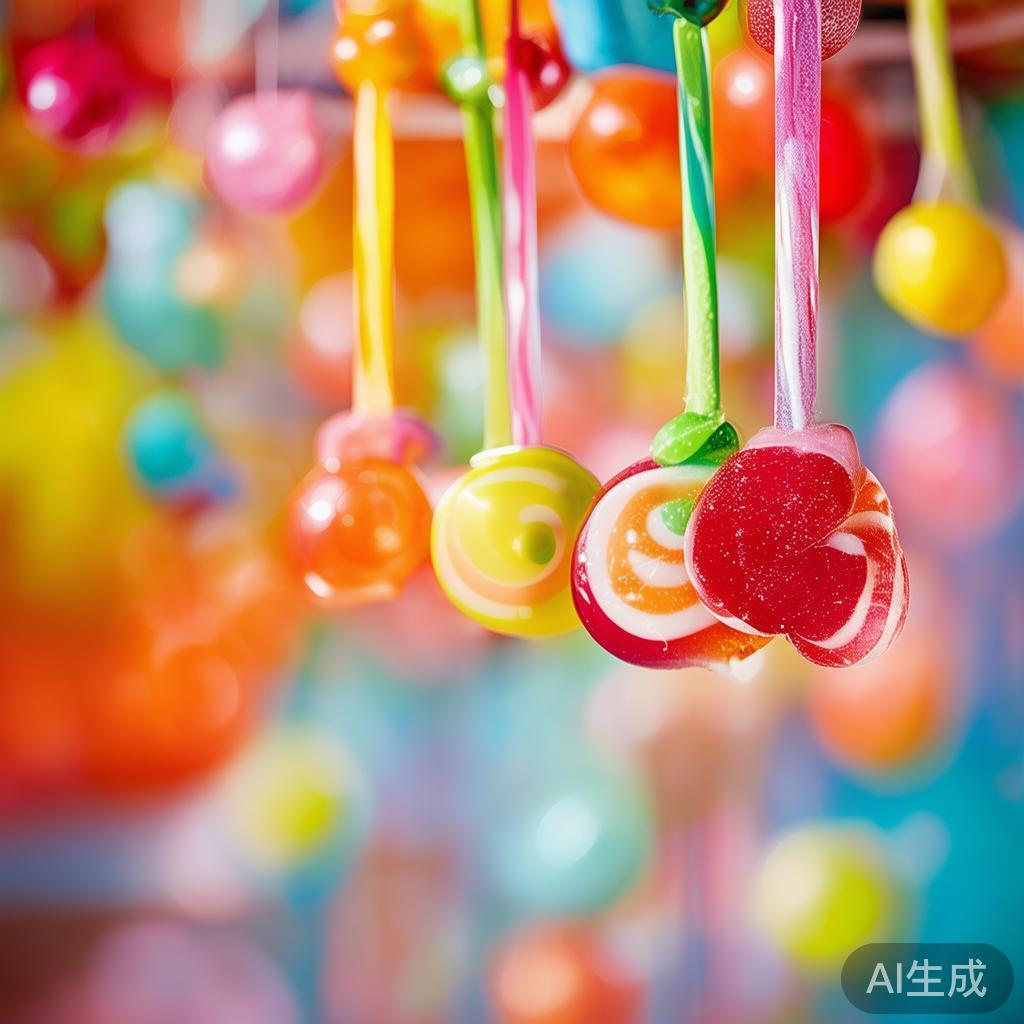 甜蜜糖果派对:四颗棒棒糖带来的欢乐时光与甜蜜回忆 在很多文化传统中,数字“四”代表着寓意的丰富——有